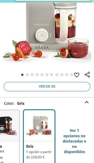 BÉABA Babycook Solo Robot de cocina infantil 4 en1