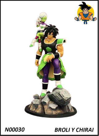 Figura Resina Broly y Chirai