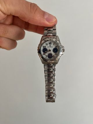 Reloj DANI DANICCI plateado y blanco niño