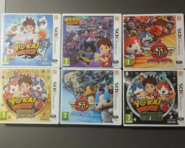 Confezione 6 Giochi Nintendo 3DS Yokai Watch