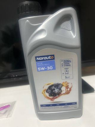 aceite norauto sin abrir