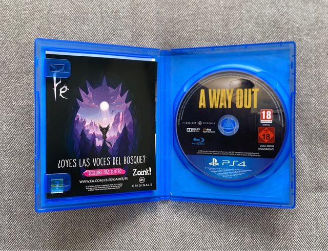 A Way Out PS4 (PlayStation 4) Juego