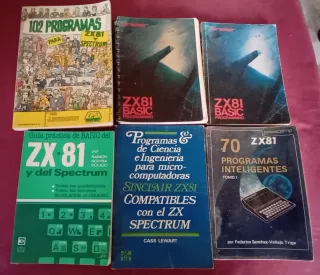 6 LIBROS ZX SPECTRUM PROGRAMACIÓN