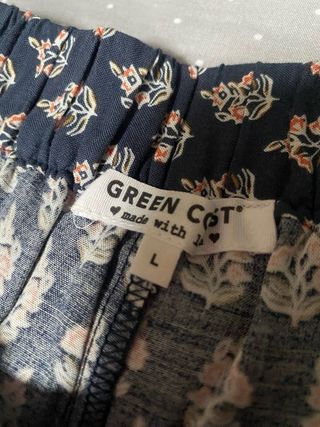 Falda pantalón estampada