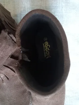 Botines Esdori Marrones Talla 38
