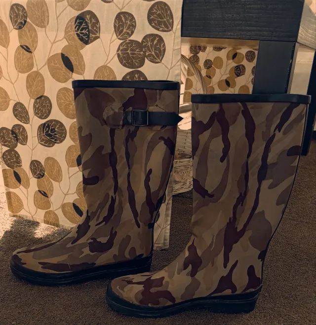 Botas de agua camuflaje