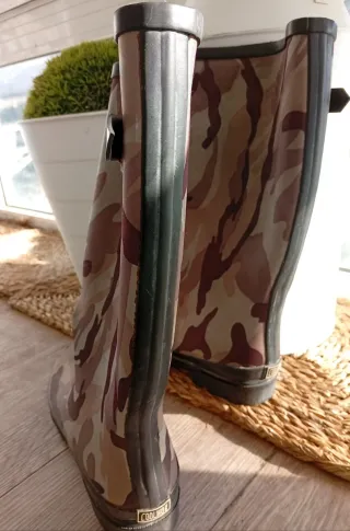 Botas de agua camuflaje
