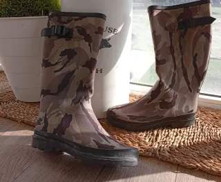 Botas de agua camuflaje