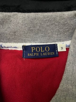 Polo Ralph Lauren Gris con Rojo