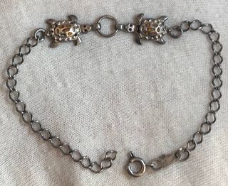 Pulsera Plata Ley Tortugas + Regalo