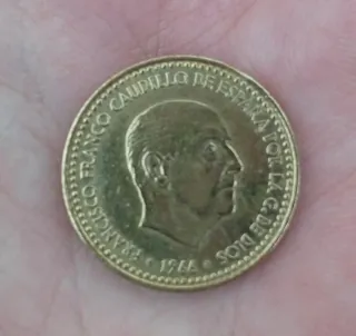 Moneda 1 Peseta Franco 1966