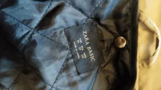 Parka Zara Beige Mujer