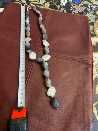 Collar Perlas Cultivadas y Cuarzo Gris