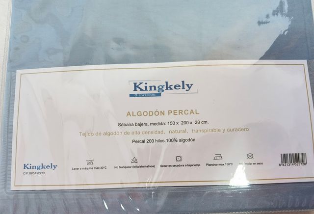 Bajera Ajustable 100% Algodón  150cmPercale 200hil