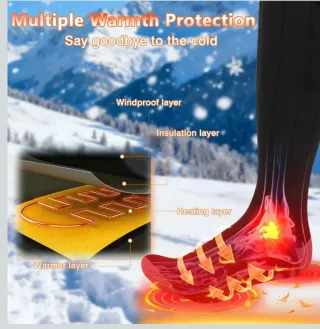 Calcetines Calefactores Ferdiiz con Batería