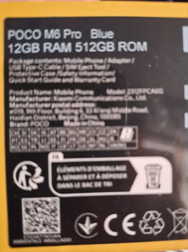 Poco M6 Pro 12GB 512GB Blu