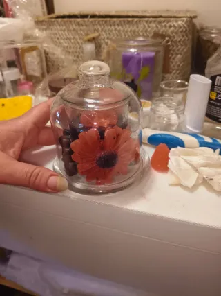 Regalo de jabones de glicerina cristal y luz