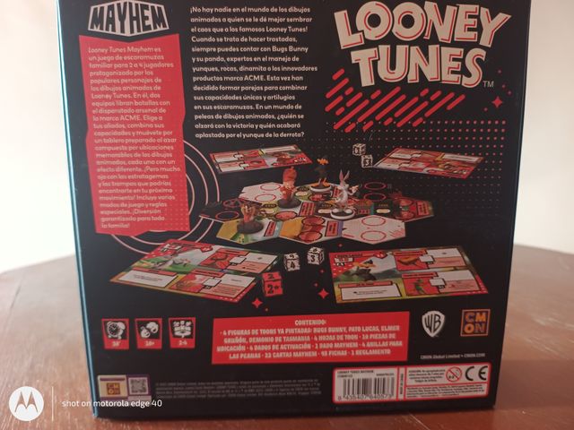 Juego de mesa Looney Tunes Mayhem