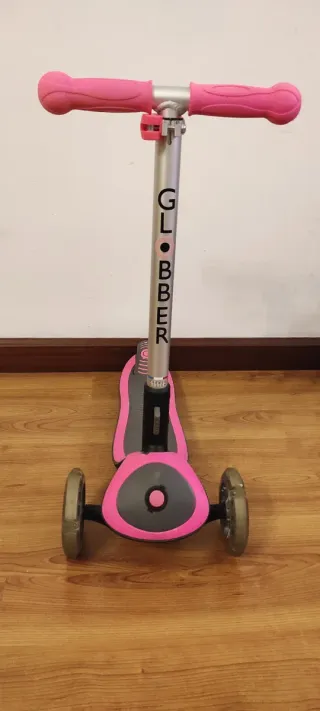 Patinete Globber Plegable Rosa