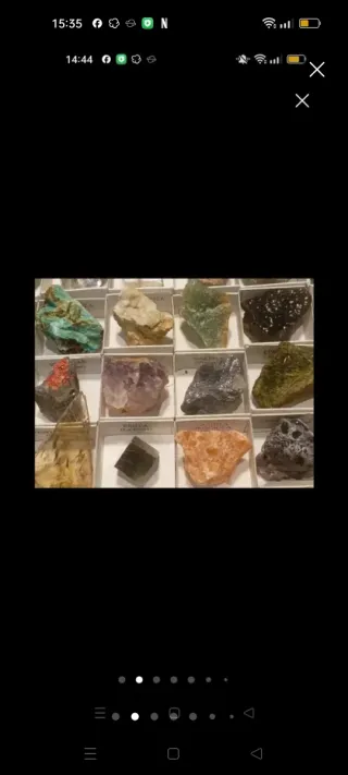 Collezione di 30 minerali