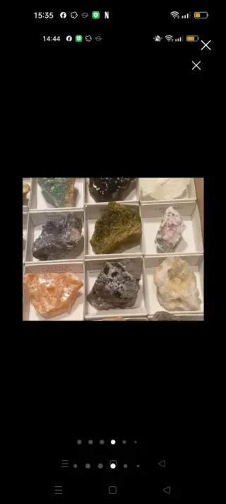 Collezione di 30 minerali