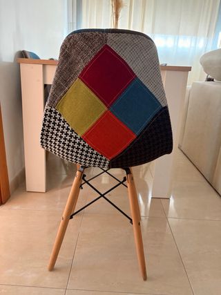 Sillas comedor patchwork modernas