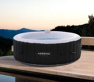 Arebos SPA Hinchable Roma Negro/Blanco