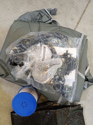 Arebos SPA Hinchable Roma Negro/Blanco