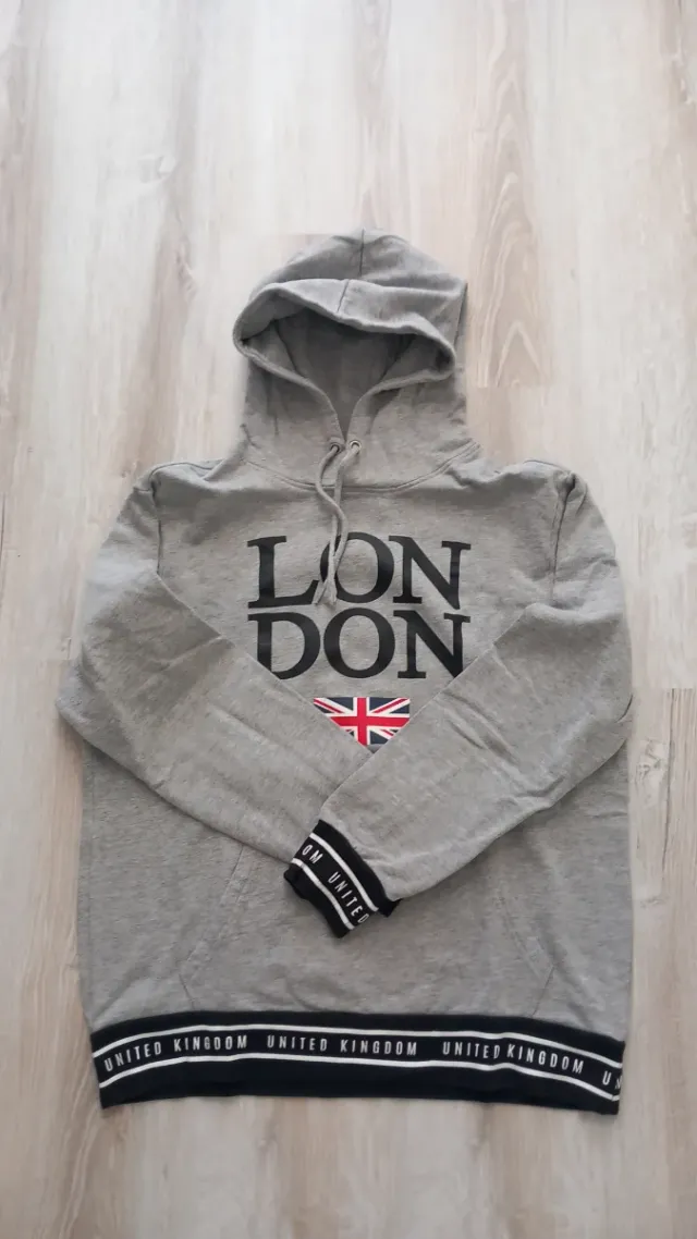Felpa con cappuccio London