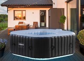 Arebos SPA Hinchable Piscina Hidromasaje