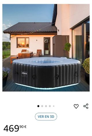 Arebos SPA Hinchable Piscina Hidromasaje