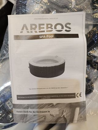 Arebos SPA Hinchable Piscina Hidromasaje