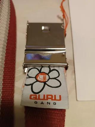 Cintura Guru Gang 120cm Rossa e Argento Nuova