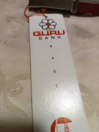 Cintura Guru Gang 120cm Rossa e Argento Nuova