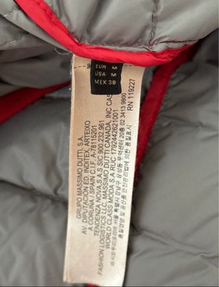 Plumífero Massimo Dutti con capucha - Talla M