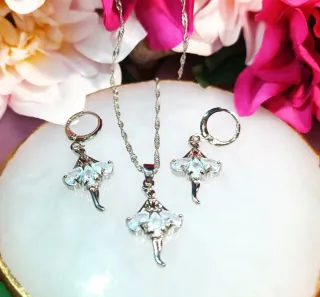 Conjunto Bailarina Plata 925