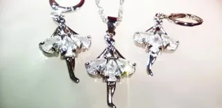 Conjunto Bailarina Plata 925