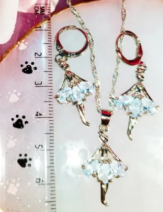 Conjunto Bailarina Plata 925