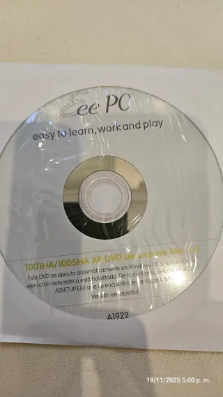 Mini portátil Asus Eee PC 1001HA