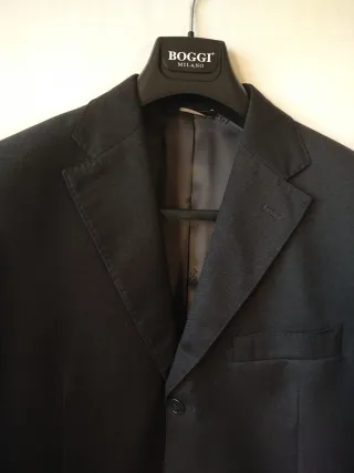 Abito uomo lana Boggi Milano grigio scuro M