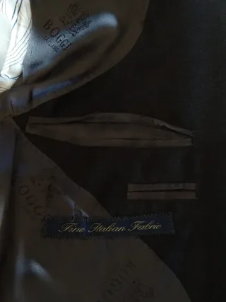 Abito uomo lana Boggi Milano grigio scuro M