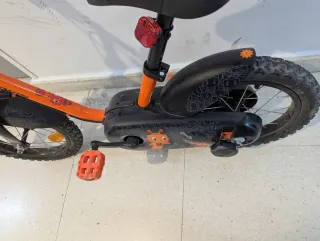 Bicicleta infantil Btwin naranja