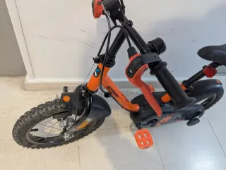 Bicicleta infantil Btwin naranja