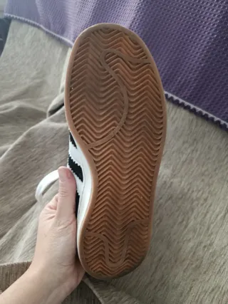 Zapatillas Adidas Campus Negras y Blancas