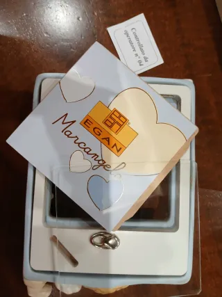 Portafoto Egan Azzurro Angelo Nuovo