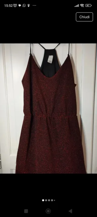 Vestitino brillante rosso