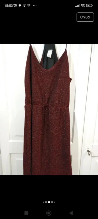 Vestitino brillante rosso