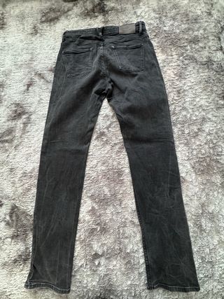 Pantalón Slim Fit Massimo Dutti Negro