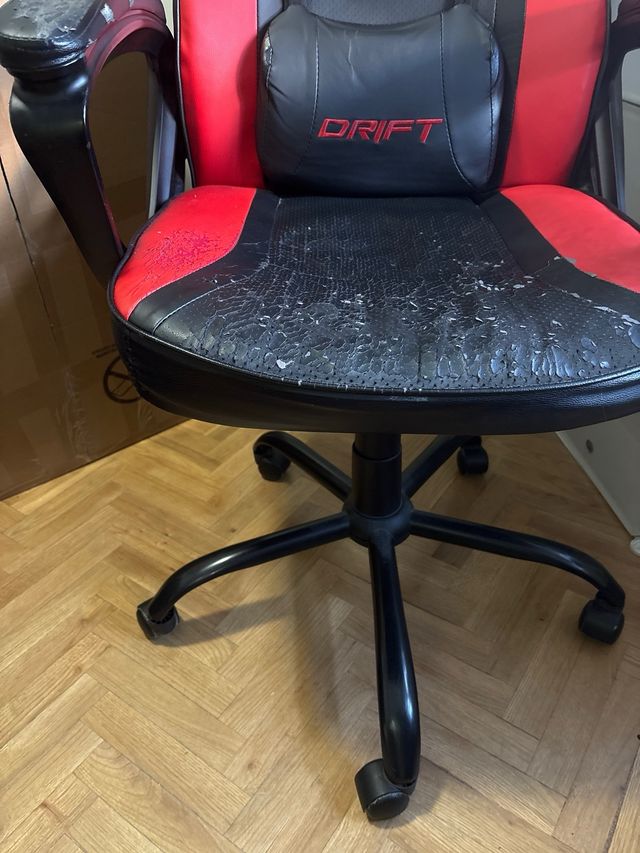 Silla Gamer Drift Negra y Roja