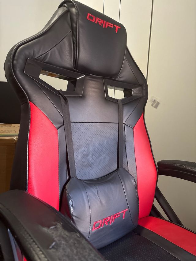 Silla Gamer Drift Negra y Roja